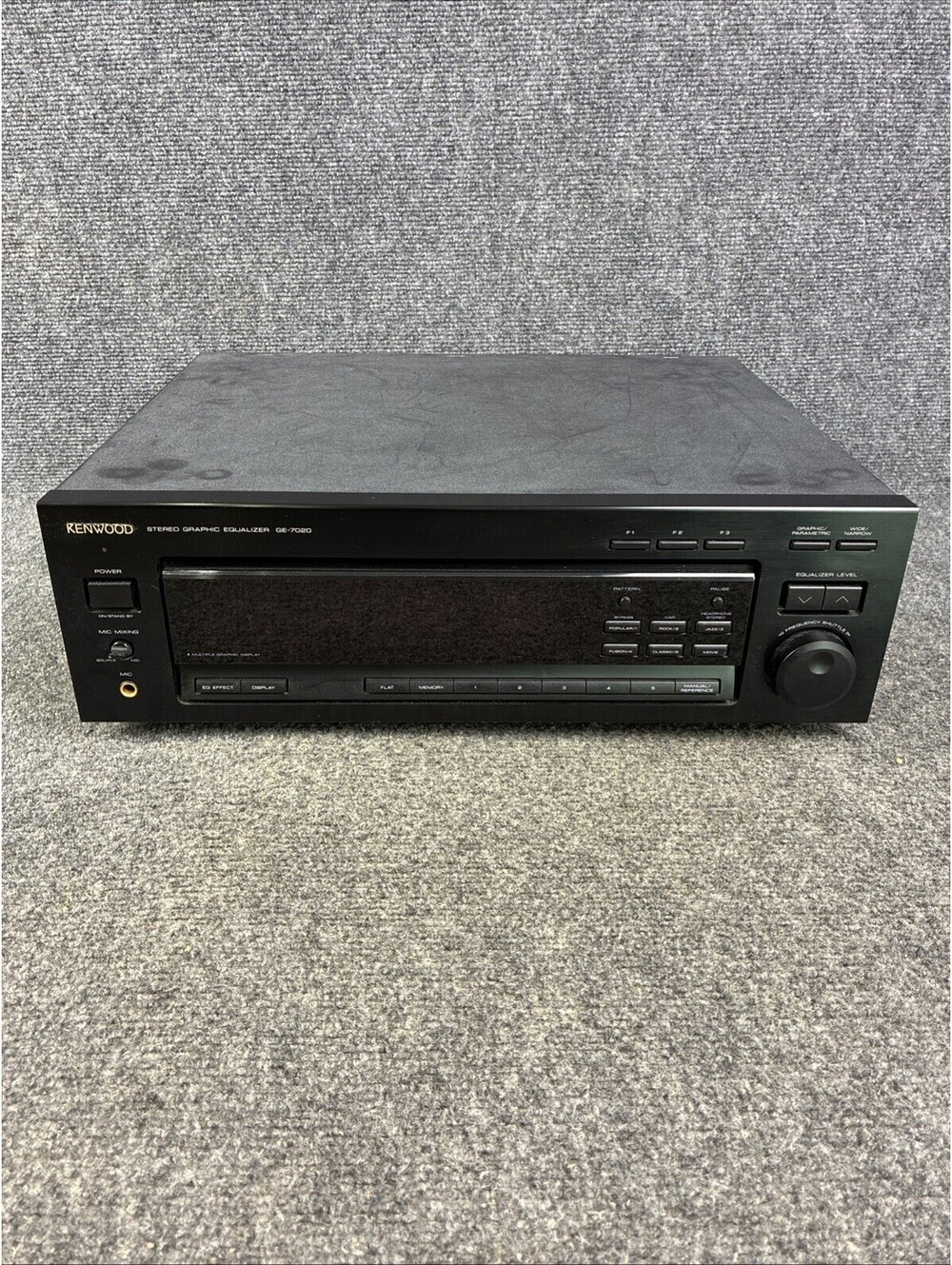 Kenwood GE-7020 Stereo Graphic Equalizer Home Theater Stereo Audio WORKS